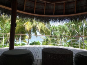 View of the ocean from the 'swing'