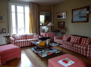 Paris flat: Living room