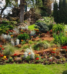 Garden view at Parc Monceau